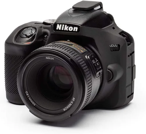 Miniatura 3 de easyCover - Funda de silicona para cámara - Protección para tu cámara - Nikon D3500 - negro