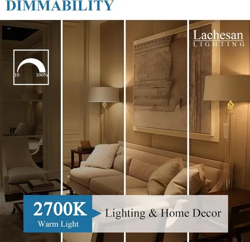 Miniatura 6 de JDE11 - Bombilla halógena E11 de 120 V, 50 W, E11, base de mini candelabro regulable T4 (bombilla LED E11 de reemplazo), 2700 K blanco cálido