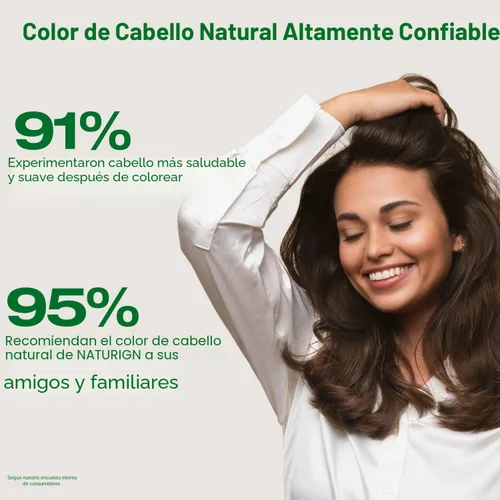 Miniatura 6 de Naturigin Tinte permanente para el cabello, marrón 4.0, cobertura 100 % de canas, color natural de larga duración, sin amoníaco ni parabenos