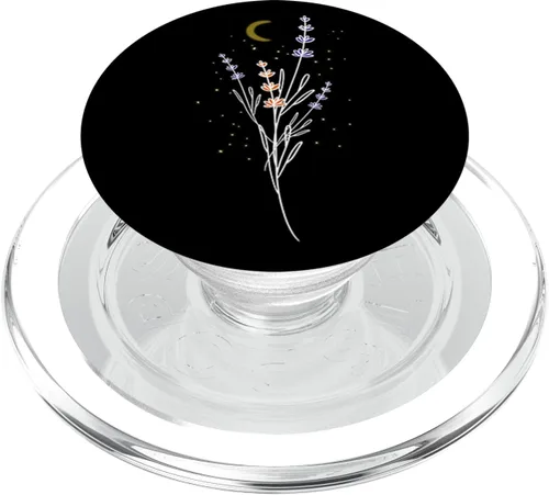 Miniatura 8 de Moon Lavender Cool Satellite Cresent Luna Stargazer regalo PopSockets agarre y soporte para teléfonos y tabletas