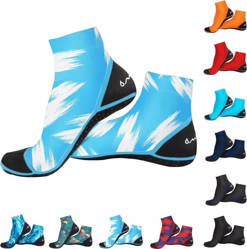 Miniatura 7 de OMGear Calcetines de Agua a Prueba de Arena Botines de Secado Rápido Calcetines de Natación y Buceo para Fútbol de Arena Voleibol de Playa