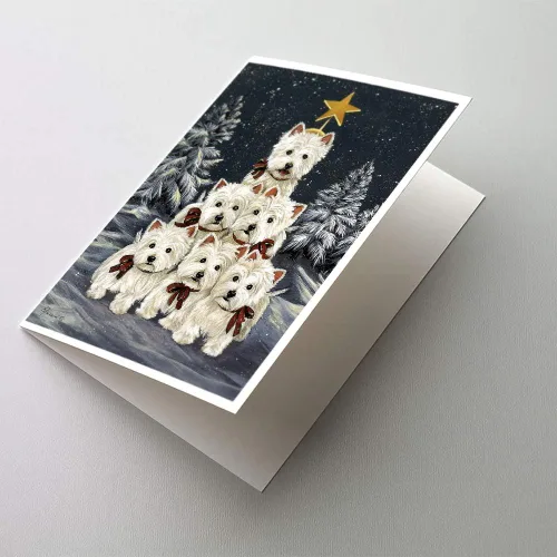 Miniatura 174 de Caroline's Treasures PPP3013GCA7P - Tarjetas de felicitación y sobres para mascotas de Basset Hound Teacher, paquete de 8 tarjetas en blanco
