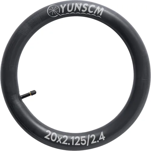 Miniatura 2 de 20" Bike Tube 20x2.125 20x2.25 20x2.30 20x2.35 20x2.40 AV32mm 20 Inner Tube Compatible with 20 x 2.125-2.40 BMX, Road, Mountain Bicycle Tire Tube