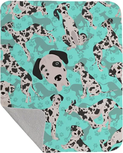 Miniatura 39 de Caroline's Treasures MLM1042LQB Airedale Terrier - Manta acolchada de 50 x 60 pulgadas, diseño de ilustraciones para cama, sofá, suave y ligera