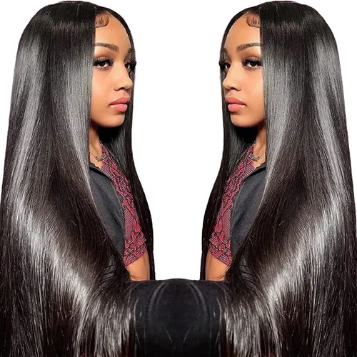 Miniatura 7 de TTSMINS 13x6 Pelucas de encaje frontal degradado para mujeres de cabello humano, densidad 180, color 4/27, resaltado, HD, transparente, 20 pulgadas