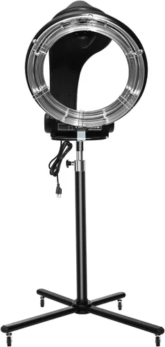 Secador de pelo, 850 W, procesador de color profesional con soporte infrarrojo orbital, con secador de pelo orbital, multimodo, silencioso y fácil