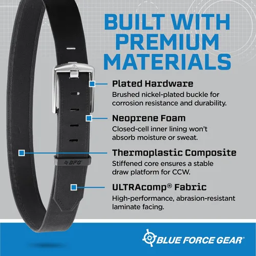 Miniatura 6 de Blue Force Gear FORM Belt – Cinturón CCW y EDC resistente, hebilla extraíble de 1.5