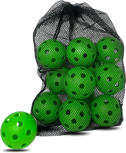 Miniatura 25 de 6 -Pack Pickleball Balls, 26 Holes Outdoor Pickleballs, High Elasticity & Durable Pickle Balls for All Style Pickleball Paddles Indoor Pickleballs