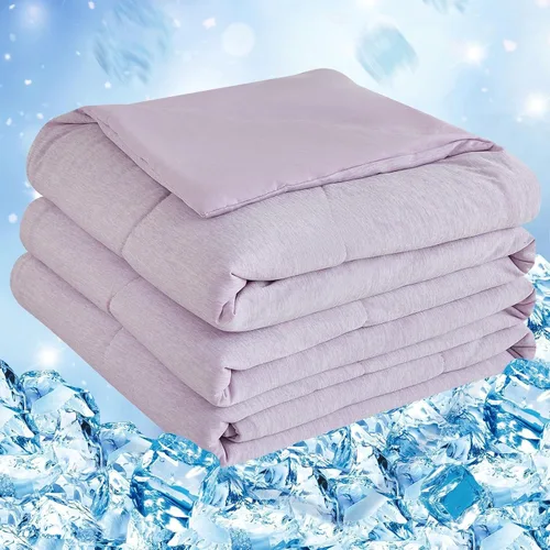 Miniatura 13 de CHOSHOME Edredón Refrescante Tamaño Twin, Manta Refrescante con Fibra de Enfriamiento Q-Max 0.45 Arc-Chill, Manta de Verano Fresca para Sudores