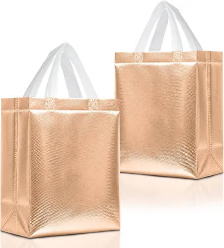 Miniatura 32 de Nush Nush Bolsas de regalo extragrandes de colores mixtos, juego de 12 bolsas de regalo extragrandes reutilizables de colores surtidos con asas