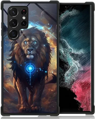 Miniatura 274 de CARLOCA Funda compatible con Samsung Galaxy S22 Ultra, diseño gráfico de Star Howling Wolfs Samsung Galaxy S22 Ultra, diseño gráfico, a prueba