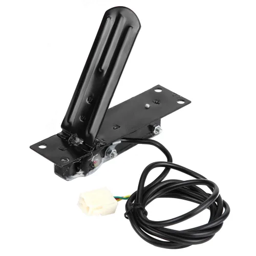 Pedal de aceleración de 250 W 24 V Pedal de freno de control de velocidad de acelerador de hierro, apto para motor eléctrico, mini bicicleta, Quad