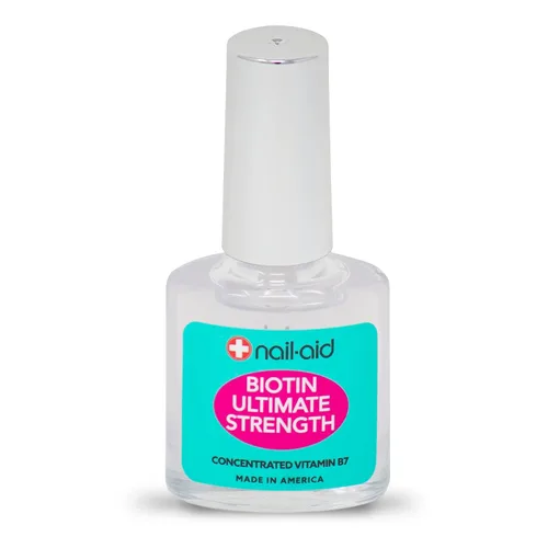 Miniatura 3 de Nail-Aid Biotin Ultimate Strength - Tratamiento y fortalecedor de uñas, transparente, 0.55 onzas líquidas (08873)