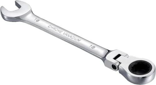 Miniatura 14 de KATUR Juego de llaves de trinquete de 0.748 in, llave combinada de trinquete flexible de acero al cromo vanadio (0.748 in)