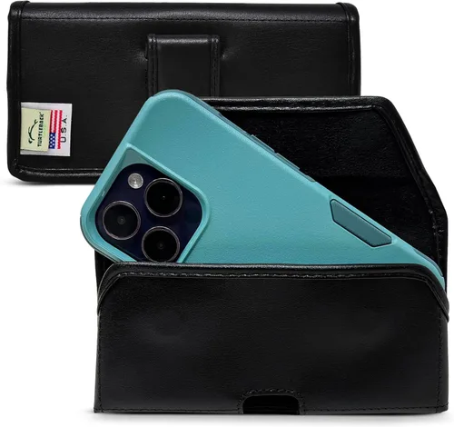 Miniatura 17 de Turtleback Clip para cinturón para iPhone 16 Pro, 16e, 15 Pro 14 Pro 13 Pro - Grande: se adapta con fundas de estilo voluminoso Defender, nailon