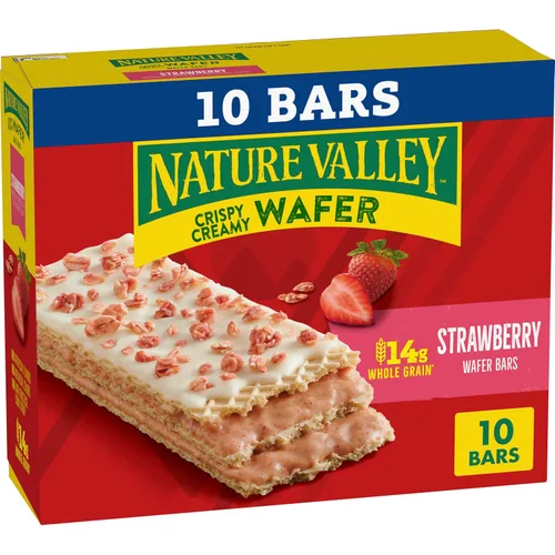 Miniatura 5 de Nature Valley Barras de Waffle Cremosas y Crujientes, Arándano, Grano Entero, 5 Barras, 6.5 oz