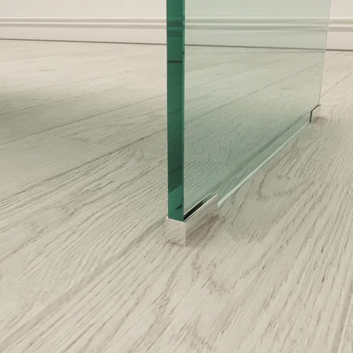 Miniatura 6 de IANIYA Mesa de centro de vidrio templado para decoración moderna de sala de estar, fácil de limpiar con bordes redondeados seguros y diseño