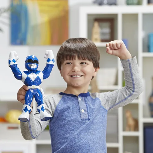 Miniatura 14 de Power Rangers Playskool Heroes Mega Mighties Blue Ranger Marrón/a