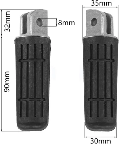 Par de estriberas de motocicleta para Yamaha FJR 1300 FZ6 FZ400 FZ1 XJ6