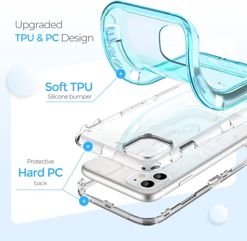Miniatura 3 de ORIbox Funda compatible con iPhone 11, resistente a los golpes, anticaídas, transparente