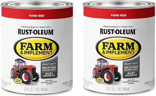 Miniatura 15 de Rust-Oleum 280131-6PK Pintura en aerosol para granjas e implementos, 12 onzas líquidas, color azul Ford, paquete de 6 Ford azul