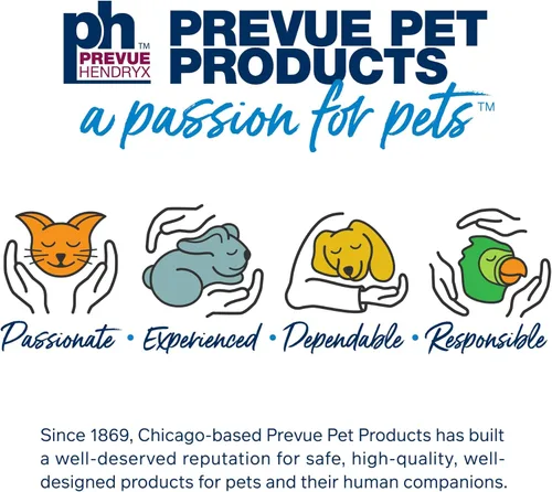 Miniatura 10 de Prevue Pet Products - Jaula cuadrada para pájaros con asa para periquitos - Transportador para el hogar o viajes, accesorios para pájaros pequeños