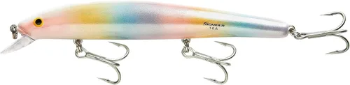 Miniatura 64 de Bomber Señuelos Long A Slender Minnow Jerbait Señuelo de Pesca a rayas (Baby Striper)