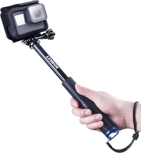 Miniatura 9 de Manija flotante de mano, poste monopie subacuático compatible con cámaras de acción DJI OSMO y otras cámaras deportivas, naranja Agarre de mano