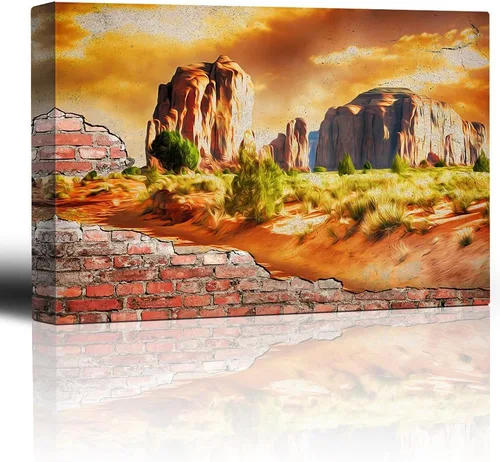 Miniatura 12 de Hermoso paisaje lona Wall Decor, arte moderno, Home Sets, 12" x 18