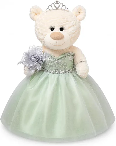 Miniatura 27 de KINNEX COLLECTIONS SINCE 1997 20" Quince Anos Quinceanera Last Doll Osito de peluche con vestido (pieza de centro) ~ ARC16831-4 (azul bebé)