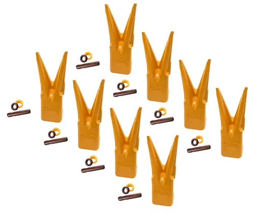 Miniatura 11 de Cubo de excavadora Twin Sharp Rock Diente con pasador, 1U3352WTL, se adapta a adaptadores Caterpillar J350 Series (1)