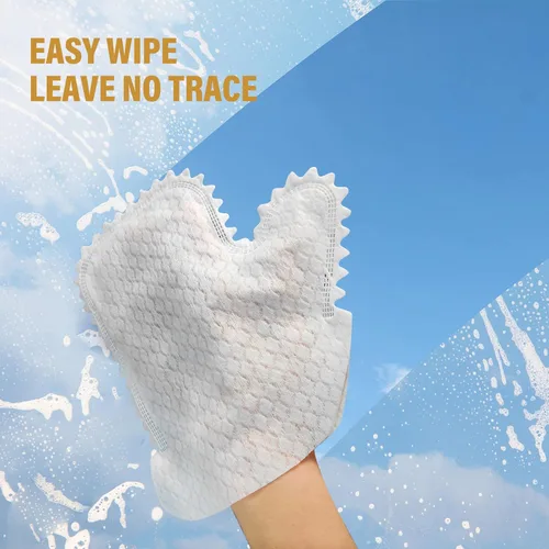 Miniatura 4 de 40 guantes para lavar platos no tejidos, toallas de limpieza para zapatos, polvo, paño suave, guantes de limpieza para limpieza, bolsa de zapatos