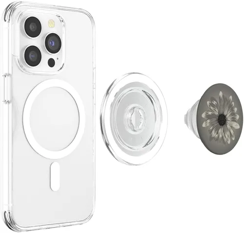 Miniatura 4 de Daisy Phone 15 Pro Natural Titanium y 15 Pro Max Natural PopSockets MagSafe PopGrip para iPhone