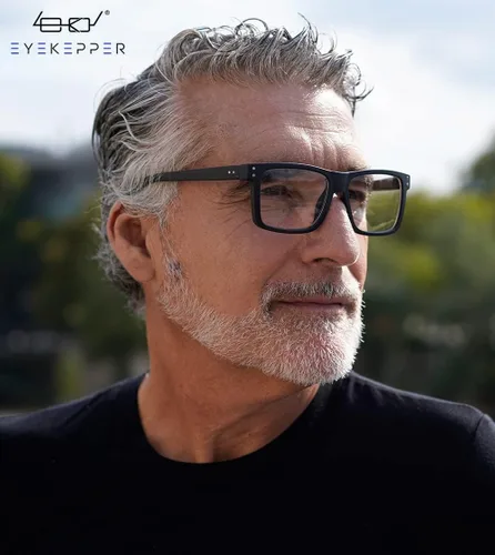 Miniatura 2 de Eyekepper Paquete de 5 gafas de lectura de gran tamaño con marco cuadrado grande para hombres y mujeres - Negro +2.50 Paquete de 5 todo negro