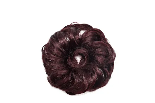Miniatura 17 de Extensiones de cabello sintético para mujeres y niñas (1# negro azabache)