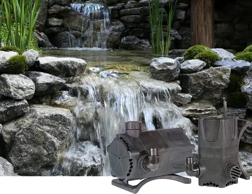 Miniatura 2 de Little Giant WGP-95-PW 115 voltios, 4280 GPH Bomba sumergible de cascada y estanque de accionamiento directo de doble descarga, color negro, 566407