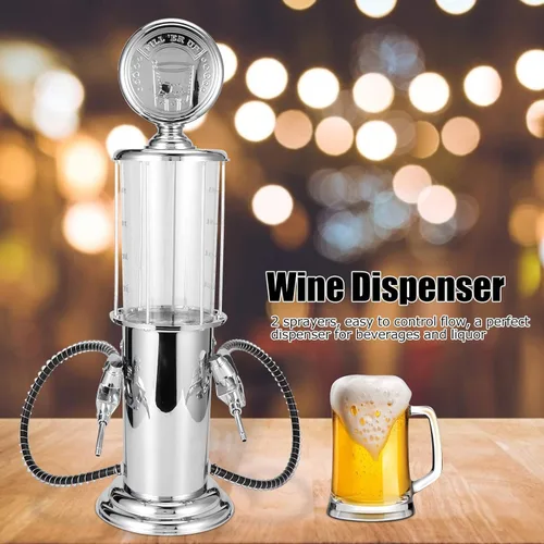 Miniatura 3 de Dispensador de licor, bomba de gas de metal, boquilla dispensadora de bebidas, cerveza, vino, bebida, decantador de licor para cócteles de vodka