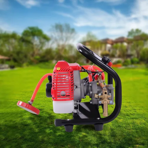 Miniatura 8 de Pulverizador de polvo de niebla de alta presión de 26CC de 2 tiempos, máquina de pulverización agrícola de gasolina de mano 0.9HP, pulverizador a