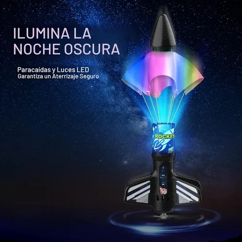 Miniatura 2 de Mafbeanl Lanzacohetes para niños, juguete de cohete de aire motorizado de lanzamiento automático, juguetes al aire libre para edades de 8 a 12 años