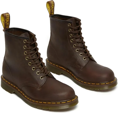 Miniatura 4 de Dr. Martens, Botas industriales ligeras para mujer Maple Zip con puntera de acero Marrón oscuro