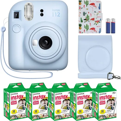 Miniatura 10 de Fujifilm Cámara instantánea Instax Mini 12 + paquete de accesorios MiniMate y funda personalizada compatible + paquete económico de película Fuji