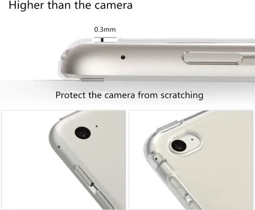 Miniatura 5 de iCoverCase Funda transparente para iPad mini 4, funda protectora flexible de TPU suave transparente ultrafina para iPad mini 4 (7.9") - Transparente