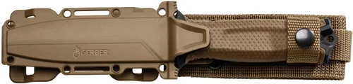Miniatura 3 de Gerber Strongarm - Cuchillo de hoja fija (borde liso, color marrón coyote)