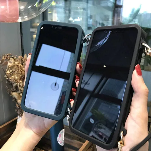 Miniatura 4 de UnnFiko - Funda tipo cartera compatible con iPhone XR, diseño elegante de bolsa de lujo, cartera abatible con funda para tarjetas, cubierta de Negro
