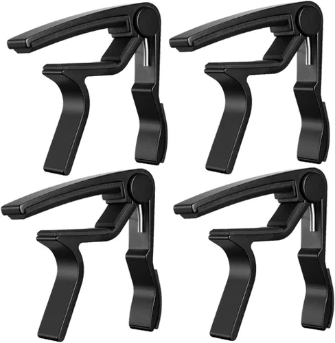 Miniatura 10 de Cejilla de guitarra para guitarra eléctrica acústica (negro Cpao)