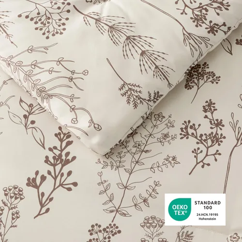 Miniatura 5 de Bedsure - Juego de edredón de tamaño queen, 3 piezas, bonito, con estampado floral, 1 suave edredón con diseño botánico de flores y 2 fundas de 28
