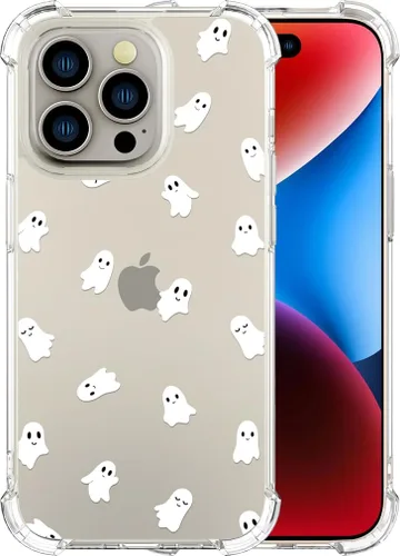 Miniatura 67 de Compatible con iPhone 14, funda transparente y bonita para mujeres y niñas, diseño floral, diseño floral femenino, funda para teléfono 14