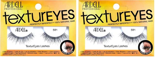 Ardell TexturEyes 581 Pestañas postizas, 1 par (paquete de 2)