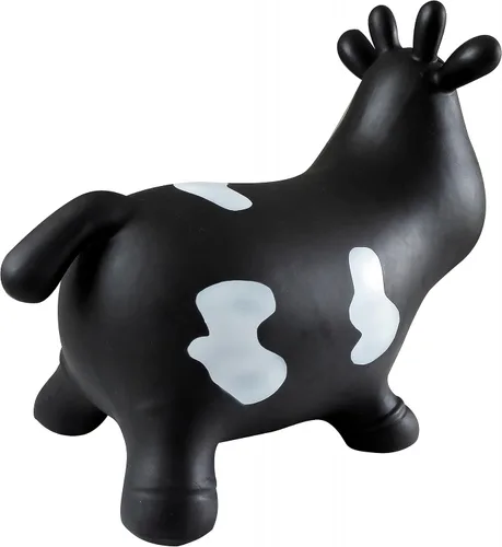 Miniatura 4 de AppleRound Caballo, vaca o unicornio inflable para montar y saltar – Saltador espacial para niños con bomba de mano – Juguete saltarín para jugar