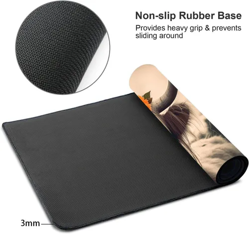 Miniatura 4 de Alfombrilla de escritorio, alfombrilla de mouse para juegos de vaca de las montañas, alfombrilla de mouse XXL extendida para oficina, computadora